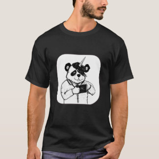 T-shirt Shutterbug Pandacorn with a camera