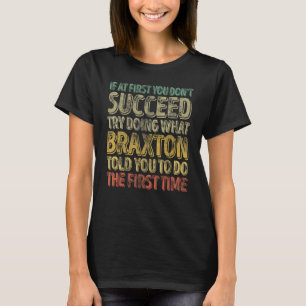T-shirt Si au début vous n'avez pas réussi essayez de fair