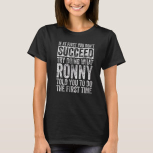 T-shirt Si au début vous ne réussissez pas essayez de fair
