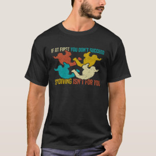 T-shirt Si au début vous ne réussissez pas le parachutisme