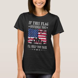 T-shirt Si ce drapeau vous offense, je vous aiderai à ache
