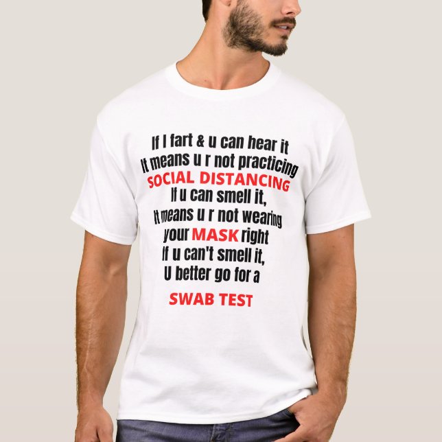 T-shirt Si Je Pense Et Que Vous Pouvez L'Entendre (Devant)