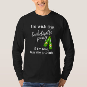 T-shirt Si je suis perdu, achète-moi un verre Bière Enterr