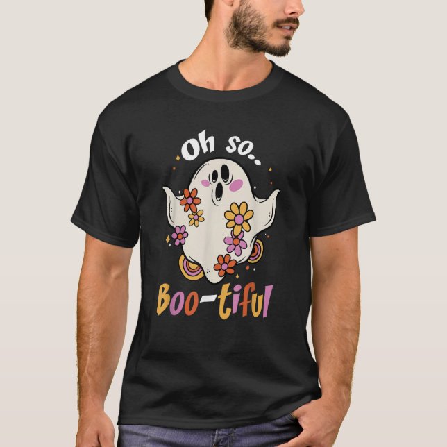 T-shirt Si joli costume d'Halloween Ghost Pet (Devant)