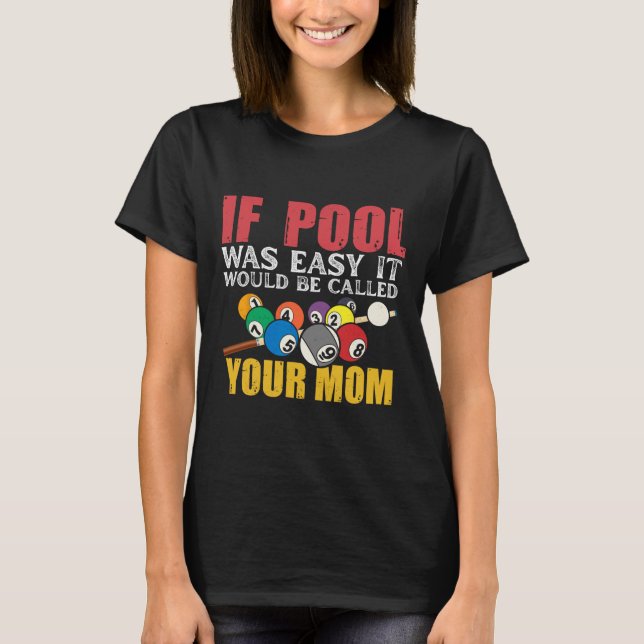 T-shirt Si La Piscine Était Facile, On L'Appelerait Ta Che (Devant)