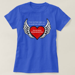 T-shirt "Si l'amour aurait pu vous sauver" avec le coeur T