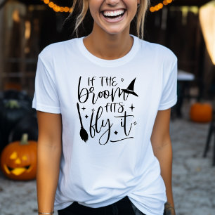 T-shirt Si le balai convient alors volez-le drôle Hallowee