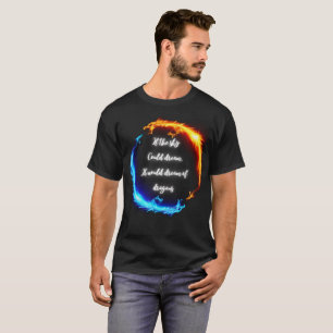 T-shirt Si le ciel pouvait rêver dragons