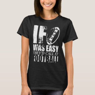T-shirt Si Le Rugby Était Facile, Ils L'Appelent Plaisante