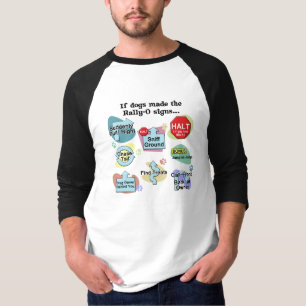 T-shirt Si les chiens faits rassemblent des signes