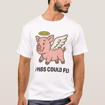 Si les cochons pouvaient voler - ange cochon