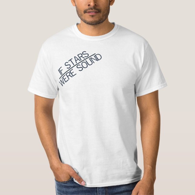 T-shirt Si les étoiles étaient saines - calebasse (Devant)