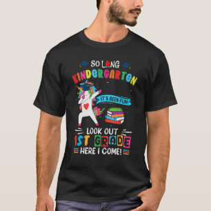 T-shirt Si Long Kindergarten 1ère année ici je viens Gradu