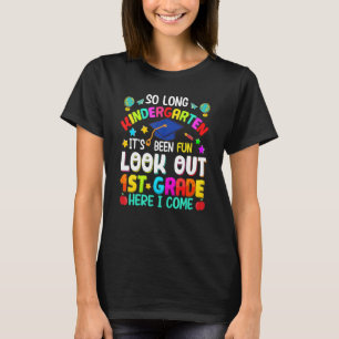 T-shirt Si Long Kindergarten 1ère année ici je viens Gradu