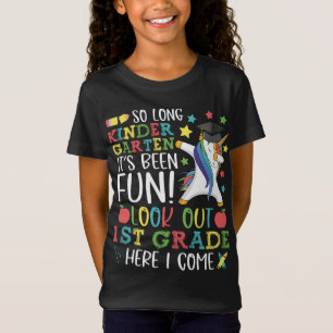 T-Shirt Si Long Kindergarten 1ère année ici je viens Uni