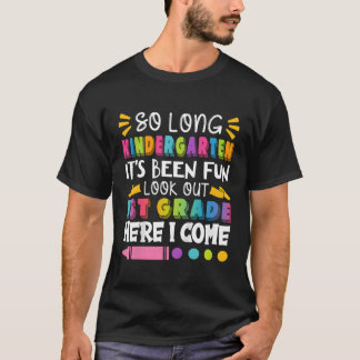 T-shirt Si Long Kindergen 1Ème Année Ici Je Reviens Sc
