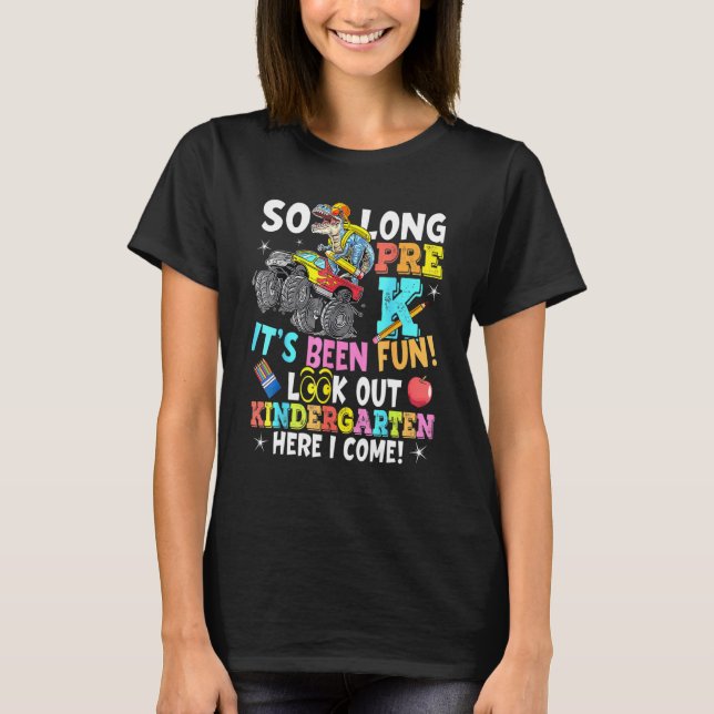 T-shirt Si Longtemps Pré-K C'Était Amusant De S'Occuper De (Devant)