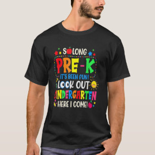 T-shirt Si Longtemps Pré-k C'Était Amusant Regardez La Mat