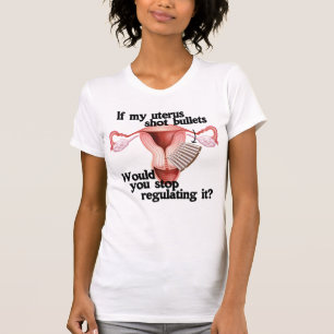T-shirt Si mon utérus tire des balles