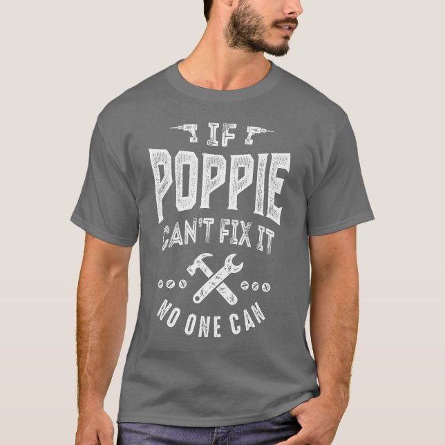 T-shirt Si Poppie ne peut pas le réparer (Devant)