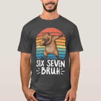 Si Seven Bruh 67 Mème Capybara Drôle Capybara pour