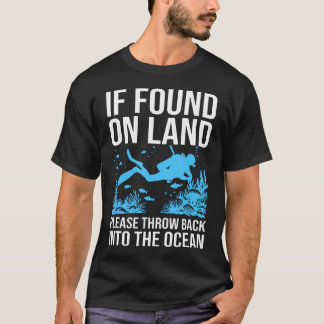 T-shirt Si Trouvé Sur Terre Veuillez Le Relancer Dans La