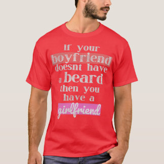T-shirt Si Votre Garçon N'A Pas De Barbe Drôle Porté