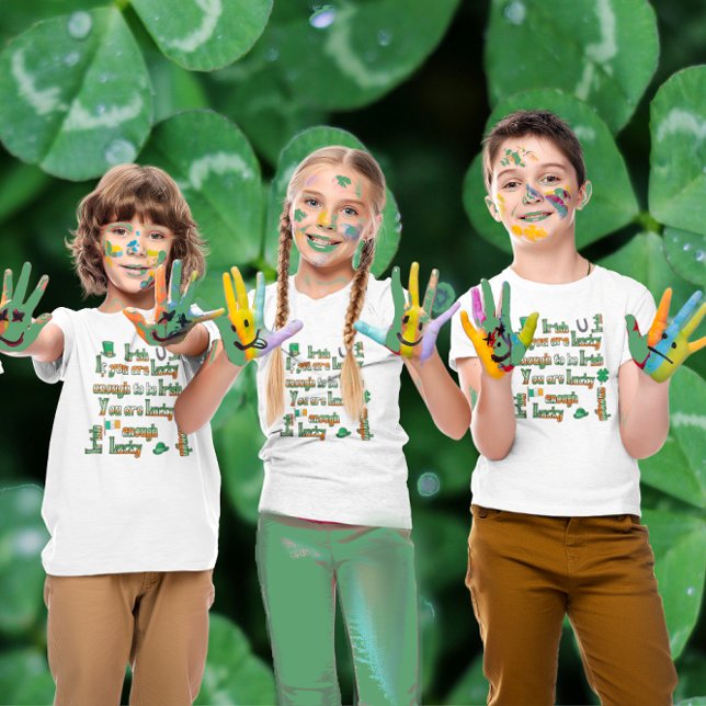 T-Shirt Si vous êtes assez chanceux pour être irlandais (Créateur téléchargé)