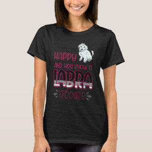 T-shirt Si vous êtes heureux et vous le savez Labradoodle 