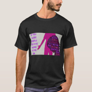 T-shirt Si vous jugez les gens, citons avec inspiration T-