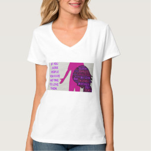 T-shirt Si vous jugez les gens, citons avec inspiration T-