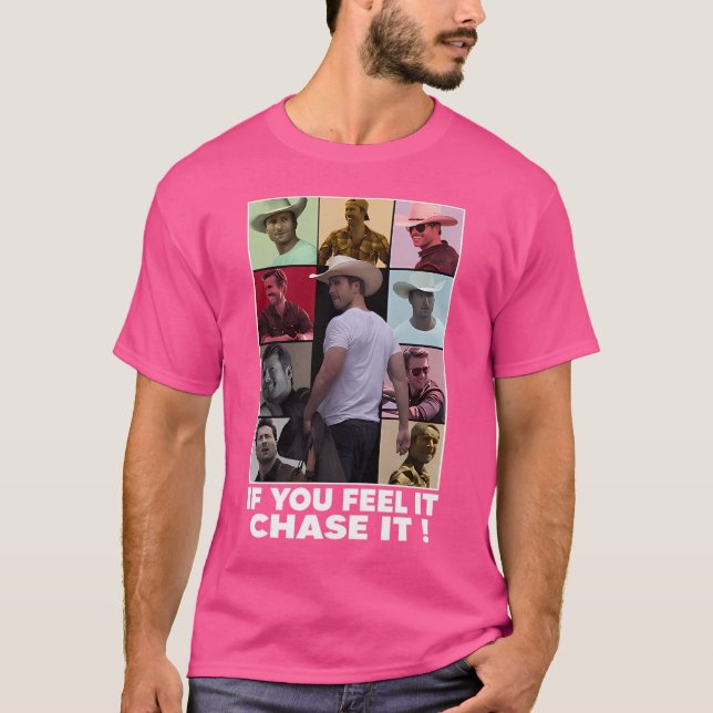 T-shirt Si Vous Le Sentez Chase It Glen Powell Enfants (Devant)