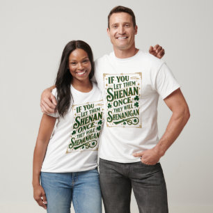 T-shirt Si Vous Les Laissez Faire Des Siennes Une Fois Vin