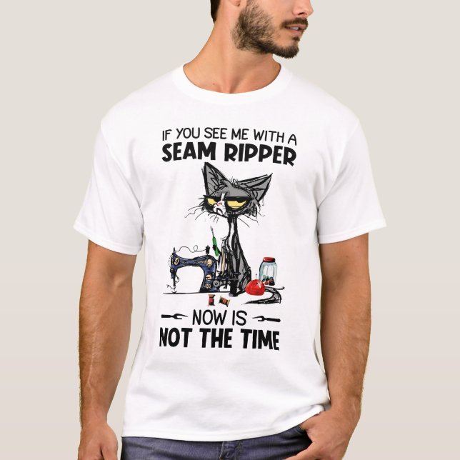 T-shirt Si Vous Me Voyez Avec Un Ripper De Sceau Maintenan (Devant)
