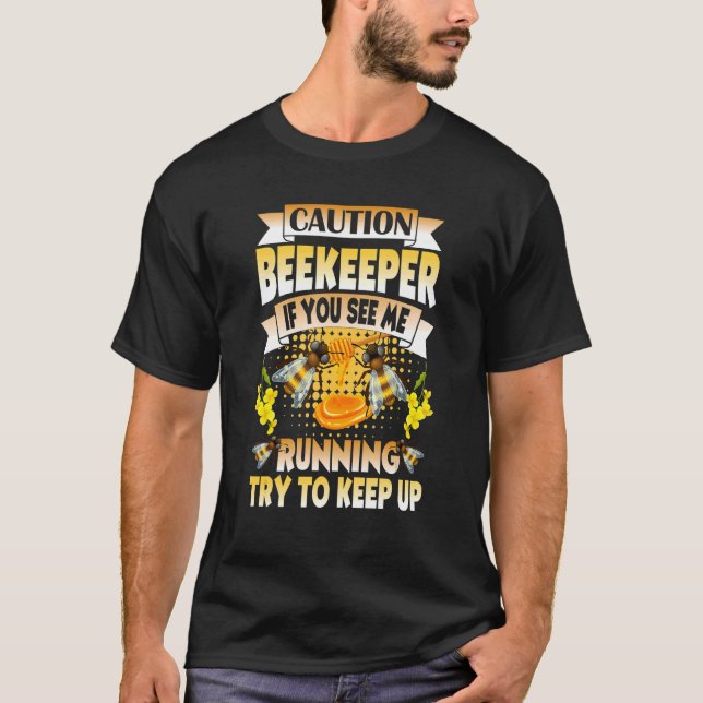 T-shirt Si Vous Me Voyez Courir Essayer De Continuer Api A (Devant)