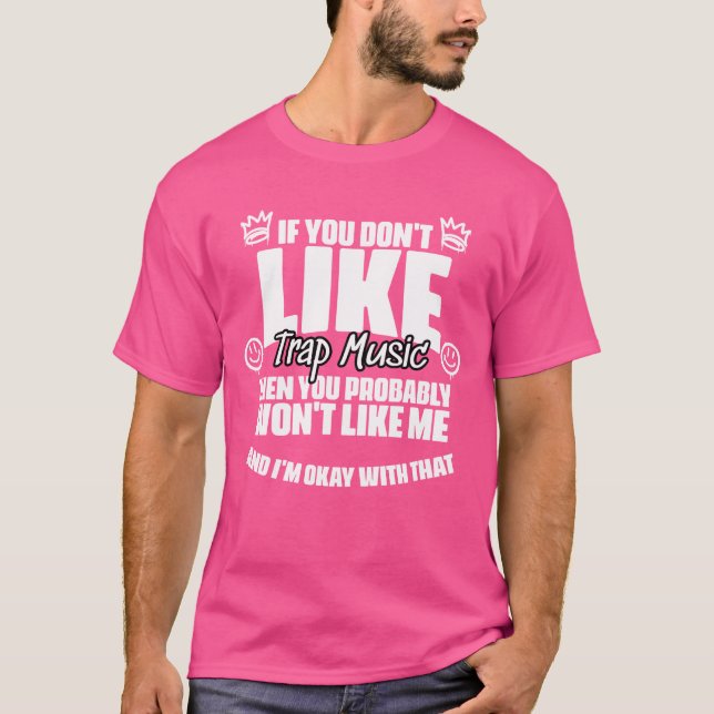 T-shirt Si Vous N'Aimez Pas Funnyrap Music Vibes Forrap re (Devant)