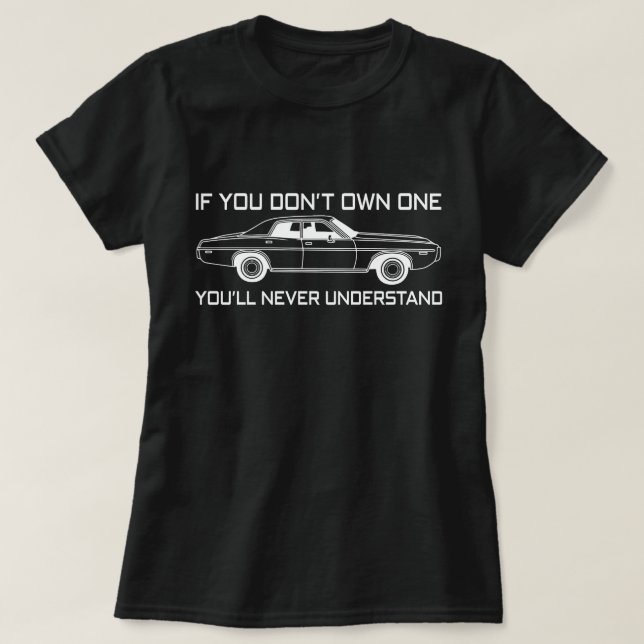 T-shirt si vous n'en possédez pas, vous ne comprendrez jam (Design devant)