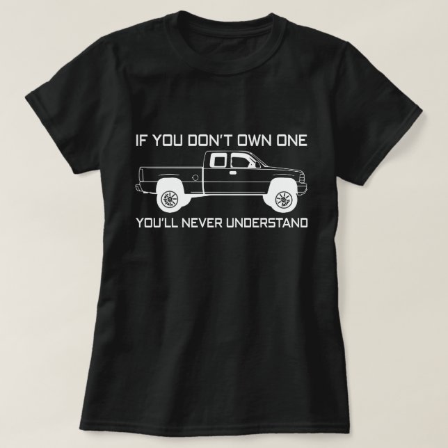 T-shirt si vous n'en possédez pas, vous ne comprendrez jam (Design devant)
