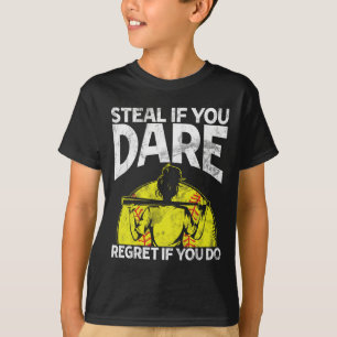 T-shirt Si vous osez voler Softll Catcher Game Day Vibes S