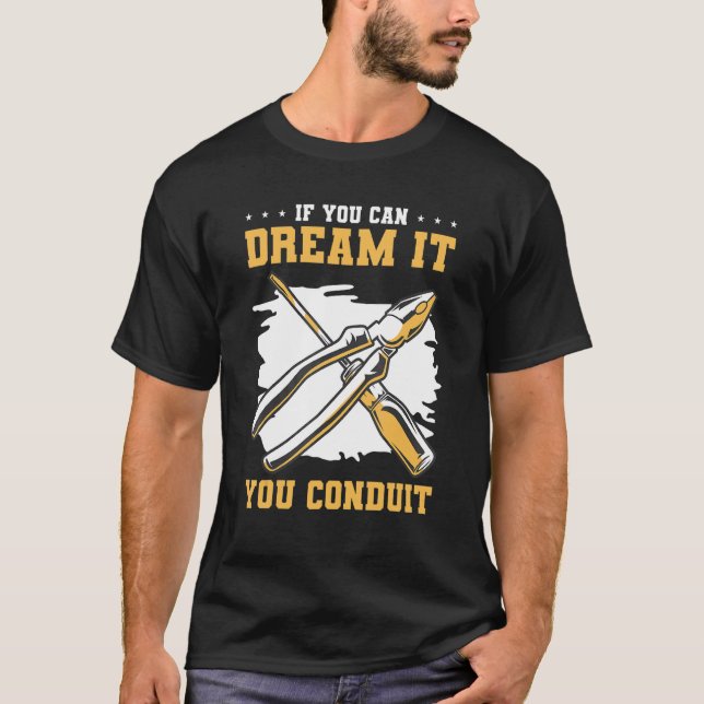 T-shirt Si Vous Pouvez Le Rêver, Vous Conduisez Pour Un Él (Devant)
