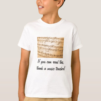 T-shirt Si vous pouvez lire ceci, remerciez un professeur