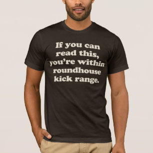 T-shirt si vous pouvez lire ceci vous êtes dans le