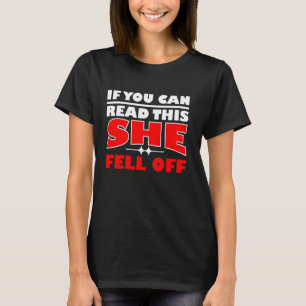 T-shirt Si Vous Pouvez Lire Cela Elle Est Tombée De Funny 