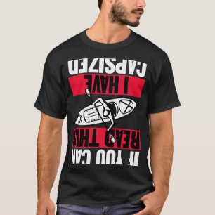 T-shirt Si Vous Pouvez Lire Cela J'Ai Capté Fun Kayaking