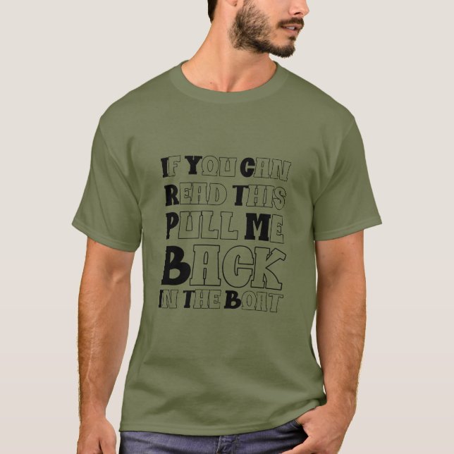 T-shirt Si Vous Pouvez Lire Cela, Retournez-Moi Dans Le Ba (Devant)