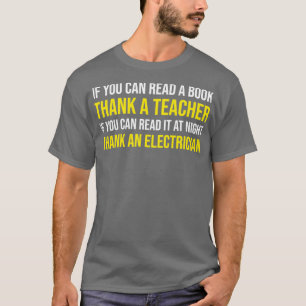 T-shirt Si Vous Pouvez Lire La Nuit Merci Un Électricien