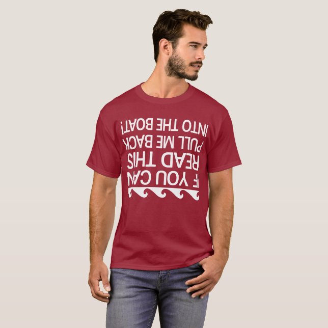 T-shirt Si vous pouvez relire cette traction je dans drôle (Devant entier)