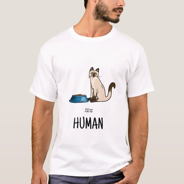 T-shirt Siamese Cat Shirt (Devant)