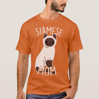 T-shirt Siamese Chat Maman