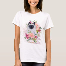 T-shirt Siamese Chat Maman Pet Lover Bonne Fête des mères